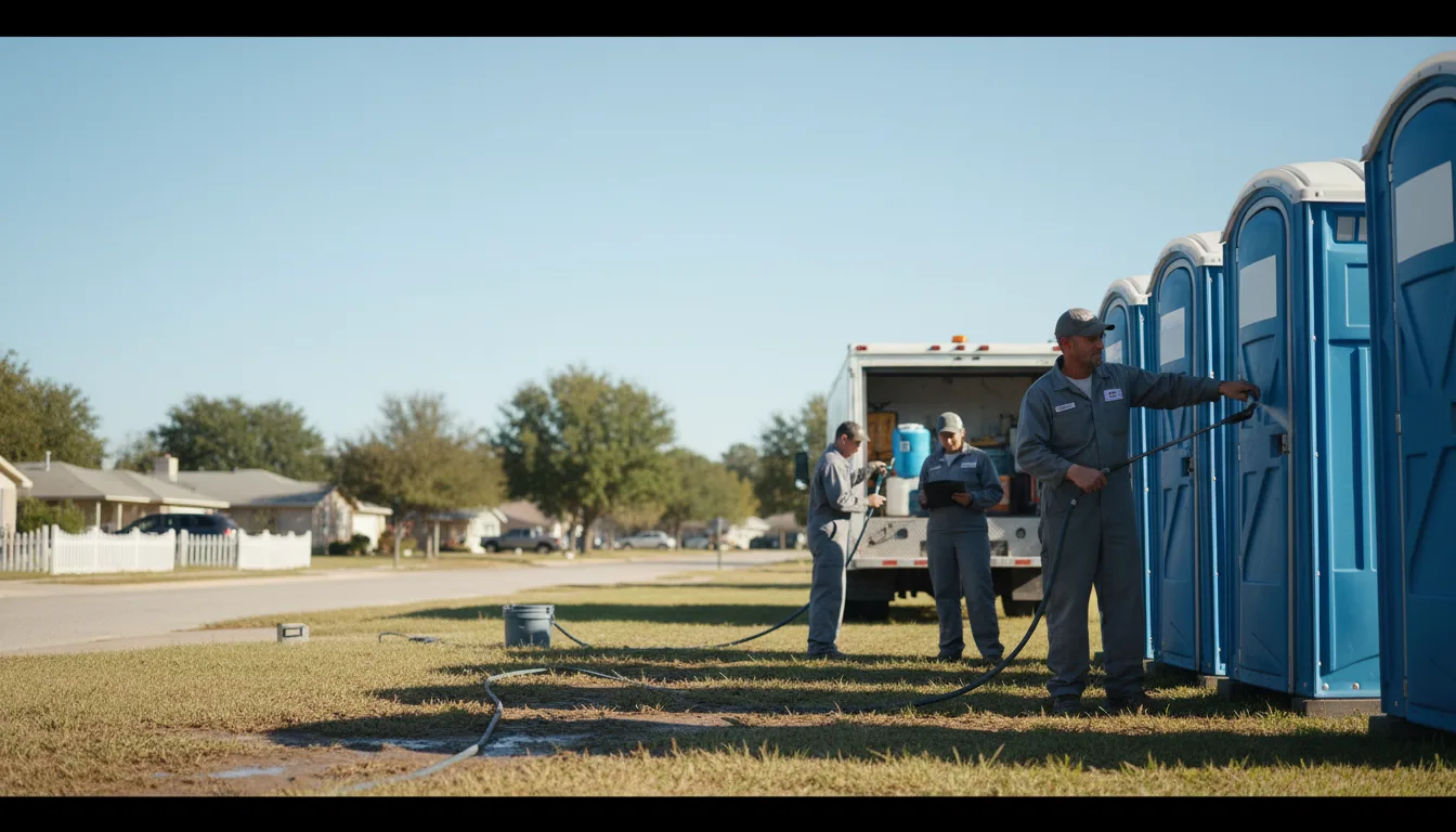 Long-Term Portable Toilet Rental in Pleasant City, OH near me